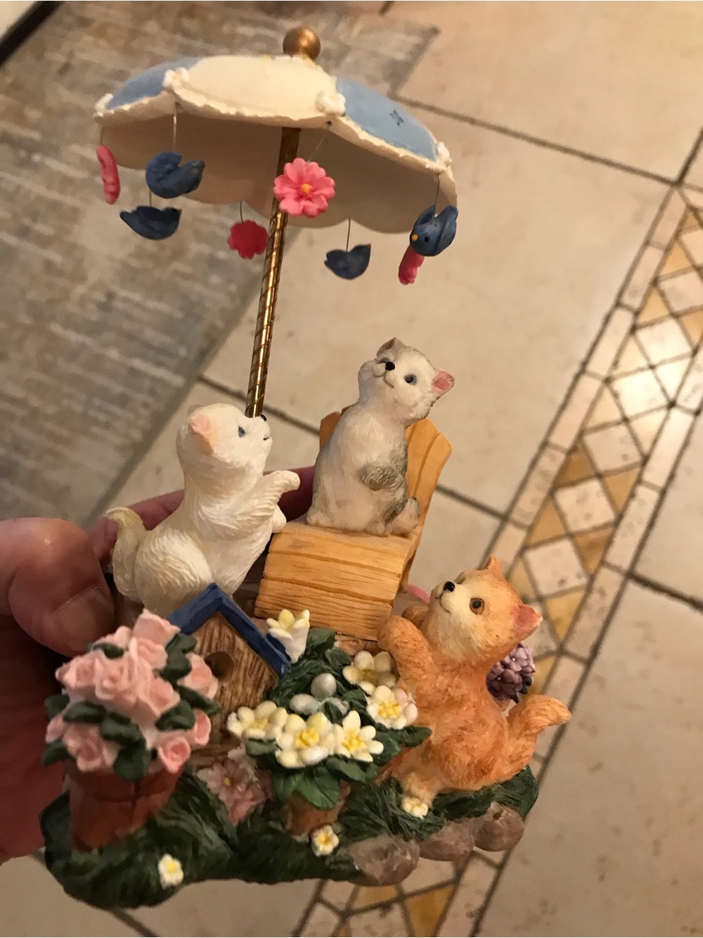 San Francisco Music Box Company Cat Figurine Music Box Collectible - Picture 6 of 7